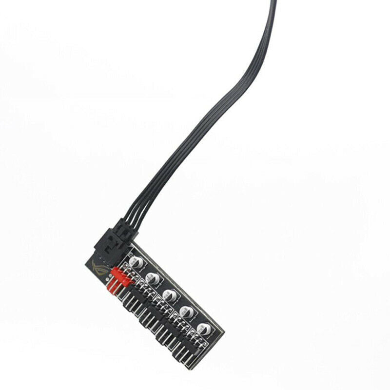 5Port PC Fan Hub Splitter Speed Controller Adapter for 4Pin PWM Cooler Co.l8