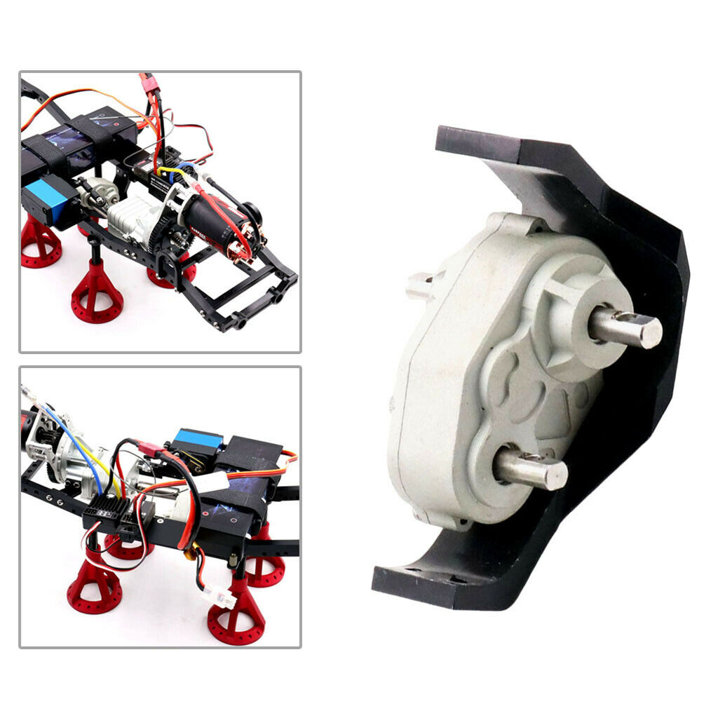 transfer case with bracket, metal transfer case upgrade