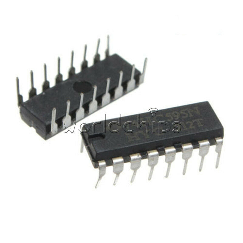 20Pcs 2.0 ~ 6.0 V TOP SN74HC595N 74HC595 8-Bit Shift Register DIP-16 IC TOP