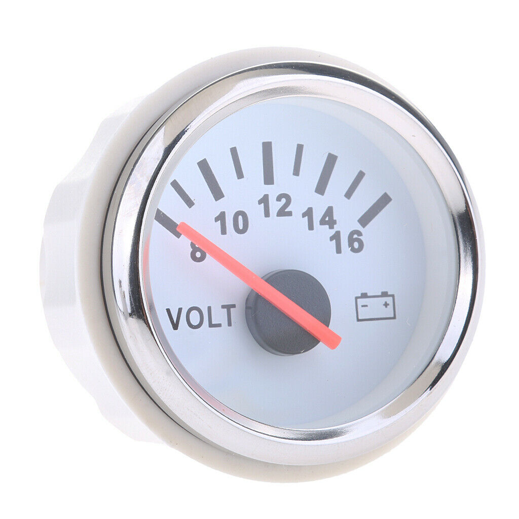 9-32V Marine Boat Battery Electric Car Truck Voltmeter Pressure Gauge 52mm / 2