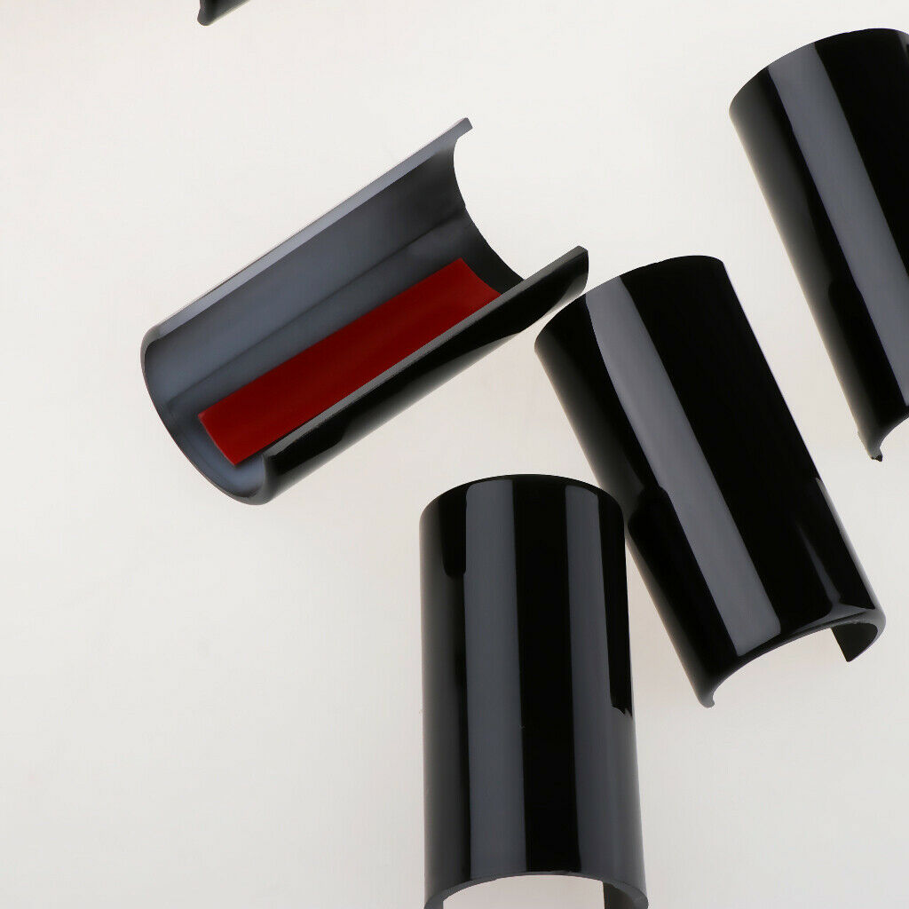 8 Pcs Black Door ABS Spare Tire Door Hinge Trim Cover for Many Cars