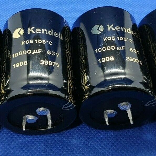 2PCS NEW KENDEIL 10000UF 63V 35x50mm CAPS AUDIO QUAD 405 UPGRADE NAIM AMP !