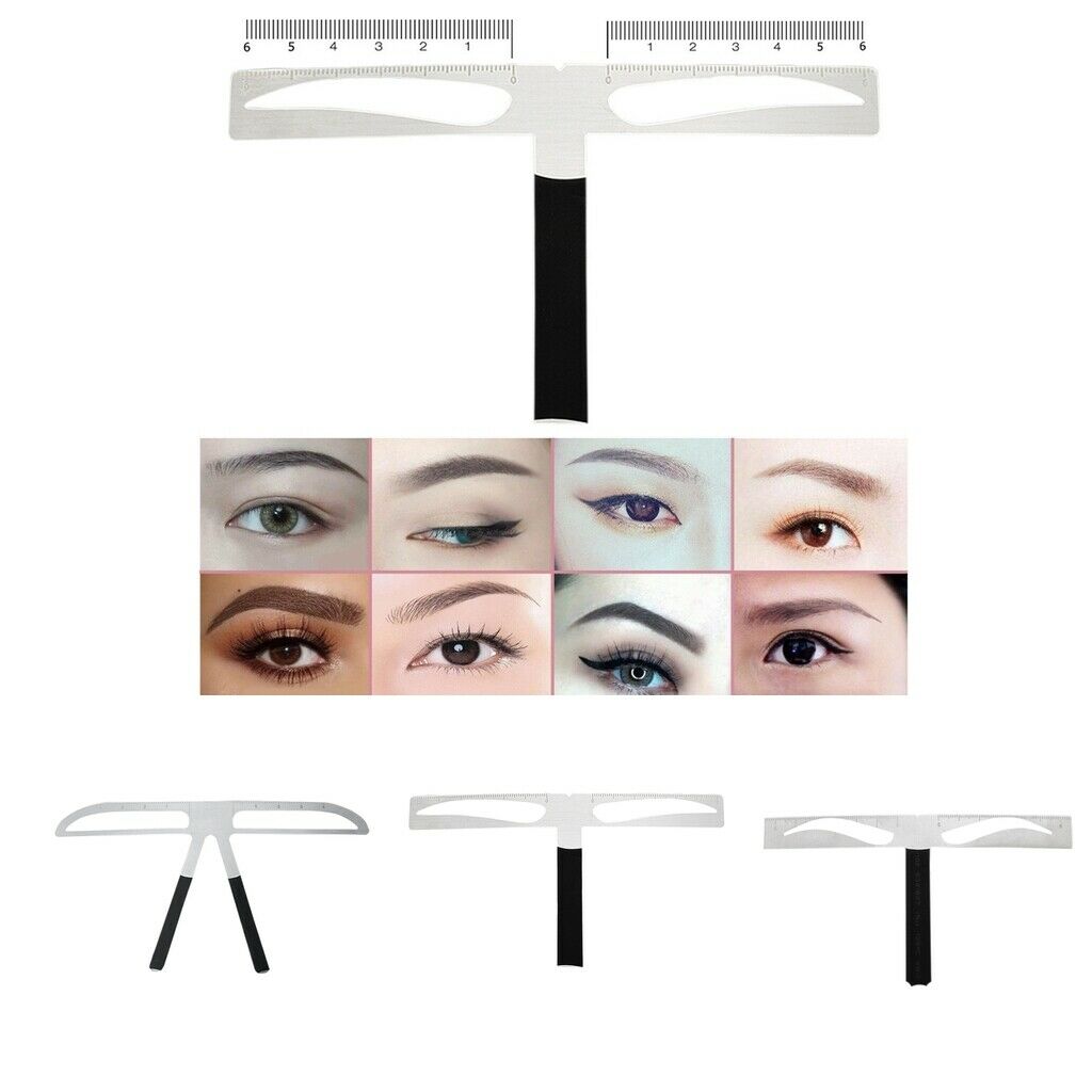 Microblading Eyebrow Makeup Reusable Measuring Shaper  Ruler Tool - Standard