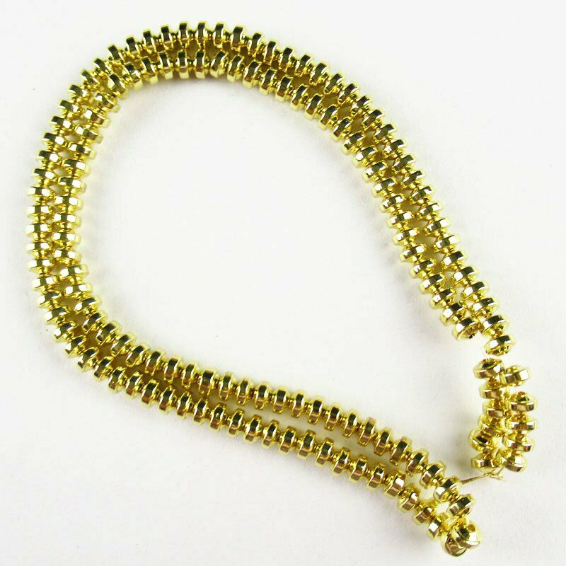4x2mm Yellow Hematite Rondelle Pendant Loose Bead 15.5 inch 18g A-466TS