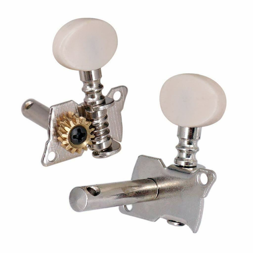 Chrome Guitar Open 3Right3Left Button Tuning Tuners Acoustic Guitar Parts