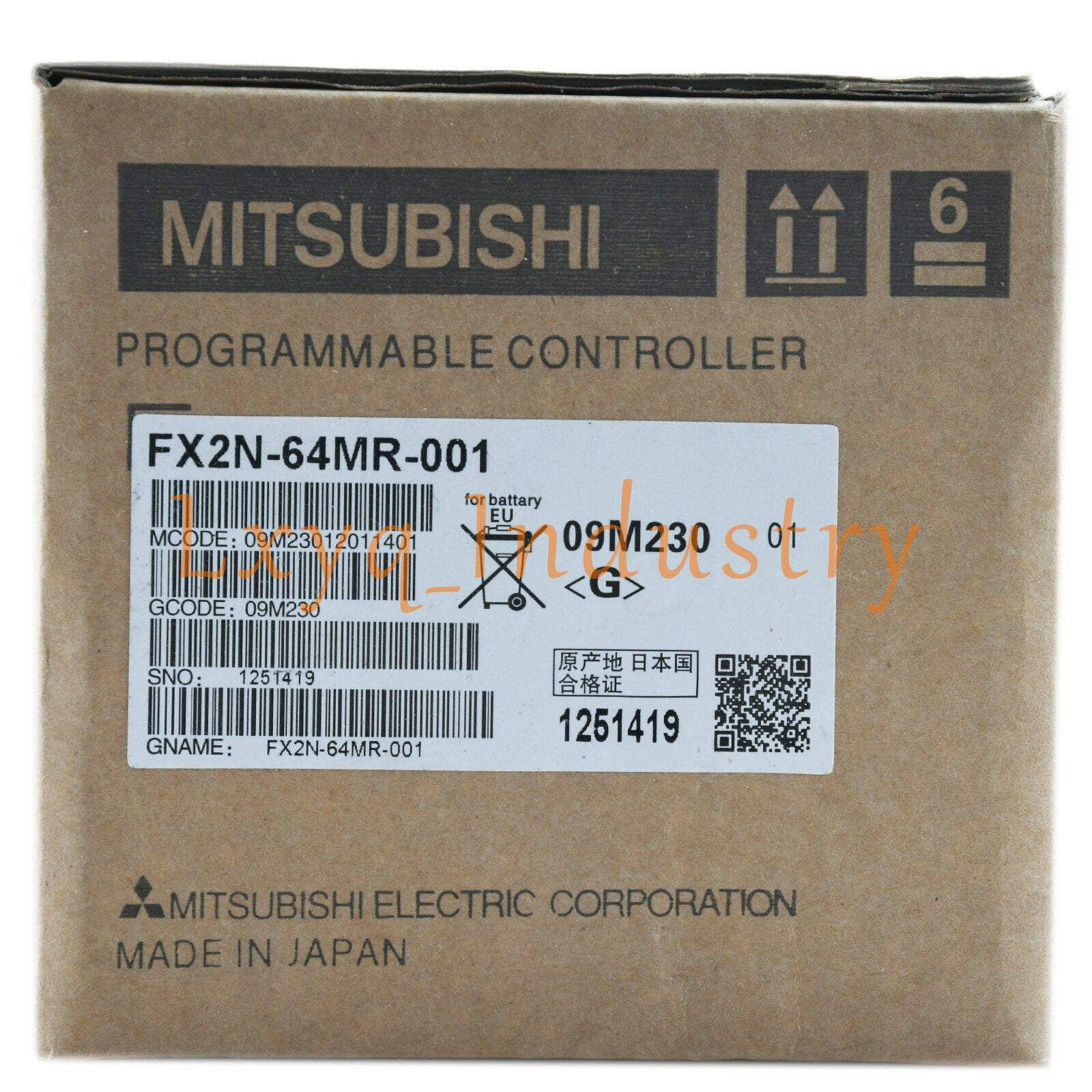 Mitsubishi Melsec PLC FX2N-64MR-001 FX2N64MR001 Brand New Quality Assurance