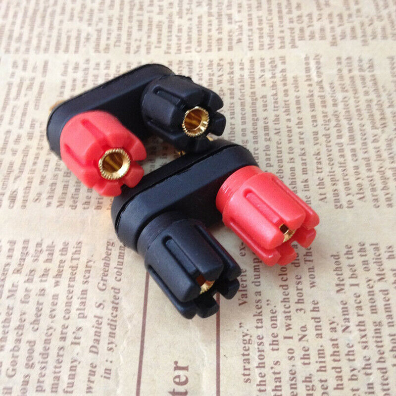 10Pcs Dual 2-way Female Banana Plug Terminal Binding Post for Speaker Amplifier