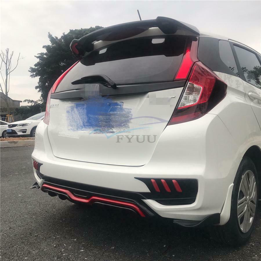 1 Pair Universal Anti-crash ABS Car Rear Bumper Spoiler Lip Wrap Angle Splitters