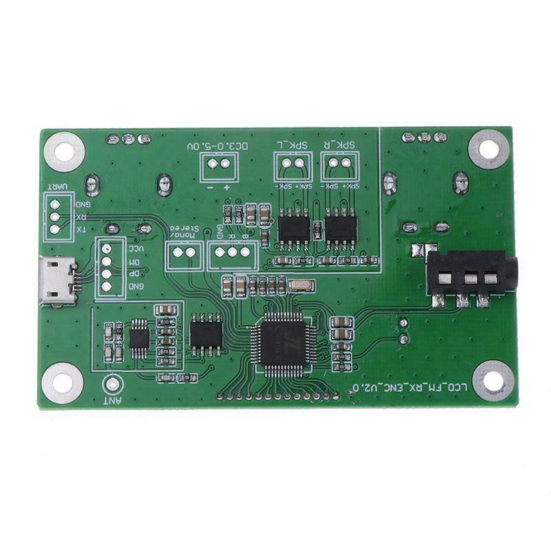 Digital FM 87-108MHz DSP&PLL LCD Stereo Radio Receiver Module + Serial Control