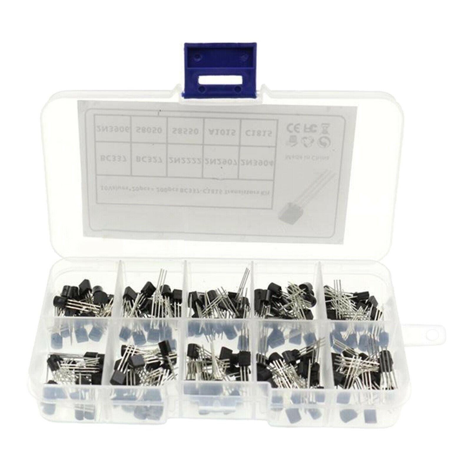 200pcs TO-92 10 Vales NPN PNP BC327 2N2907 2N3906 S8050 C1815 Transistor