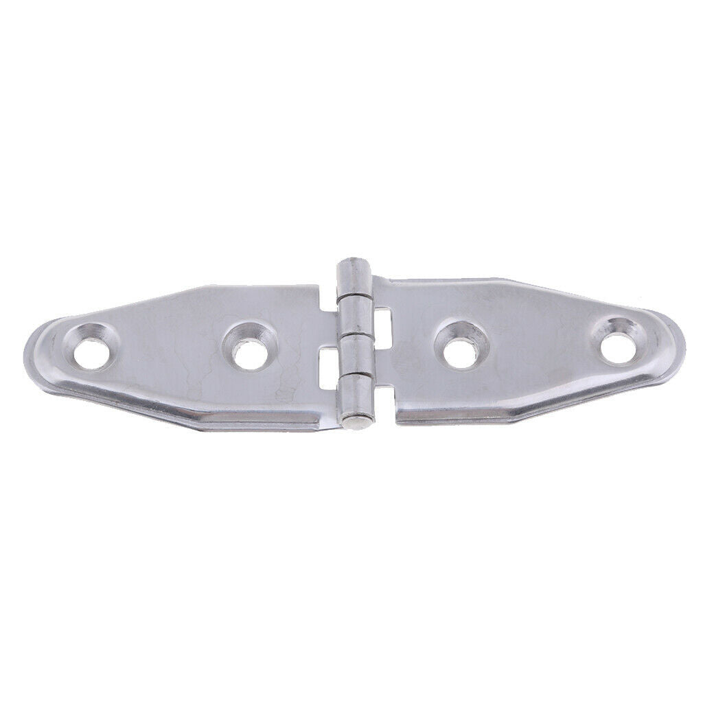 Closing Hinge Invisible Furniture Hinge Boat Door 4 Holes Stainless Steel