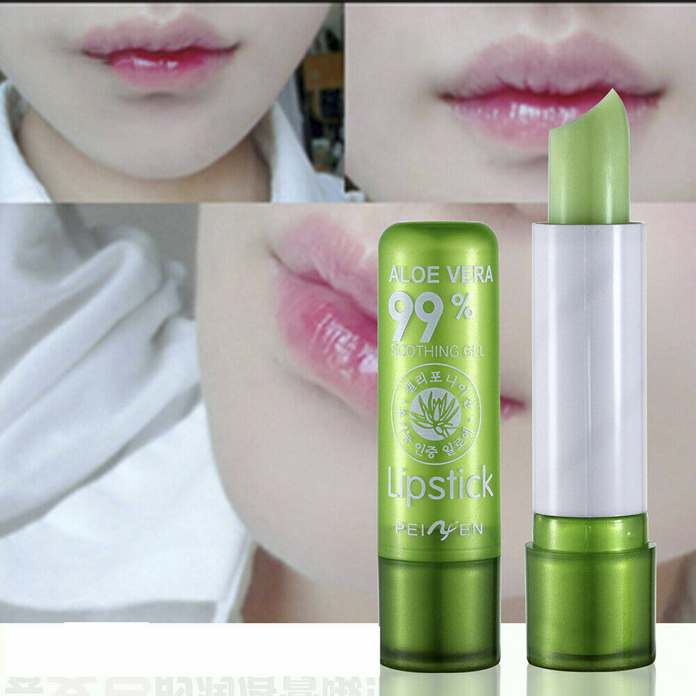 1PC Aloe Vera Lipstick Color Mood Changing Long Lasting Moisturizing Lipstick