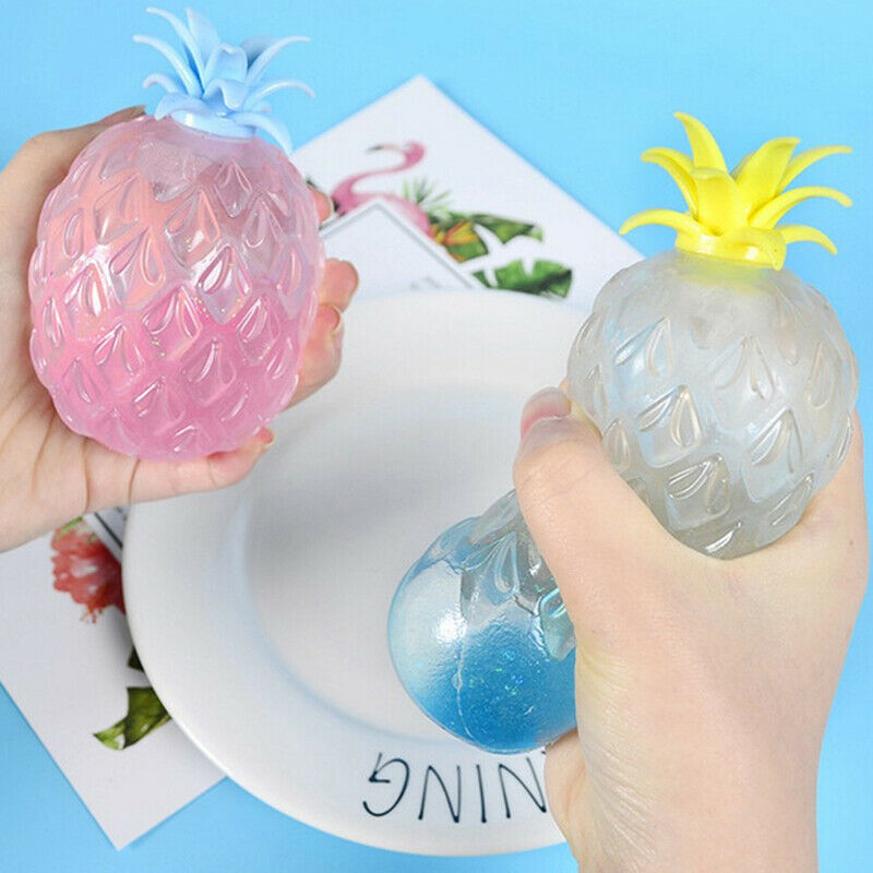 Flour Pineapple Toys Kids Soft Stress Balls Decompression Children's ToysA KX