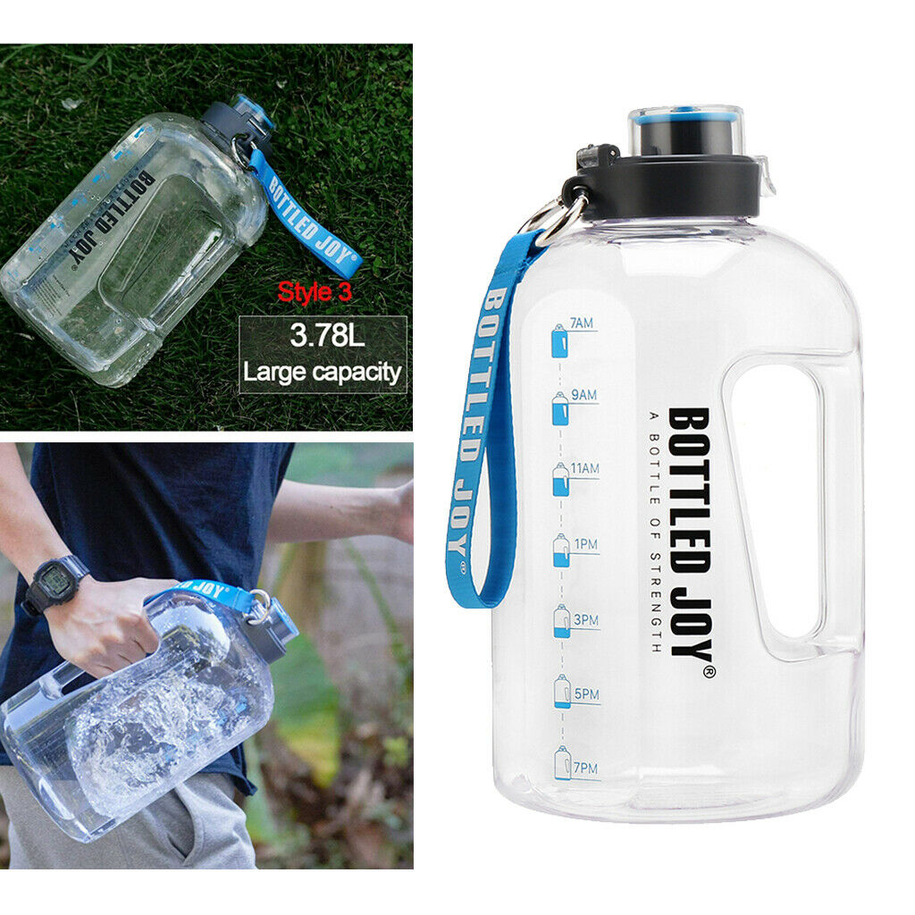 Pack of 2 Water Bottle with Motivational Leak-Proof Big Jug for Gym Camp