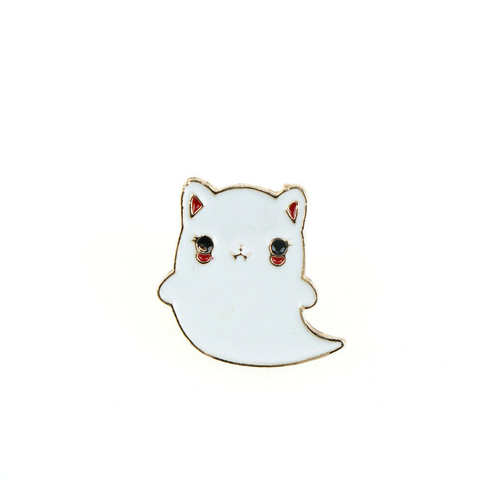 1pc Animal Enamel cartoon Cat Ghost pins brooches badge pin Jewelry Access.l8