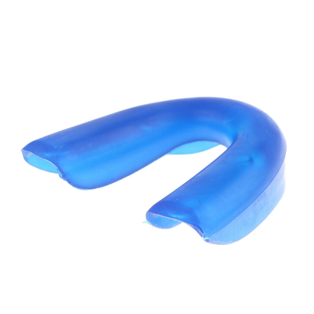 Mouth Guard Teeth Gum Shield Case Protector Mouthguards MMA Boxing Blue