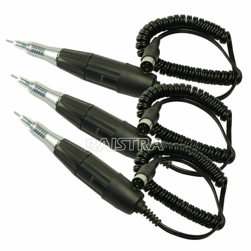 3 X Dental Micro Motor Polishing Handpiece 35K RPM 2.35 mm Bur Size For Marathon