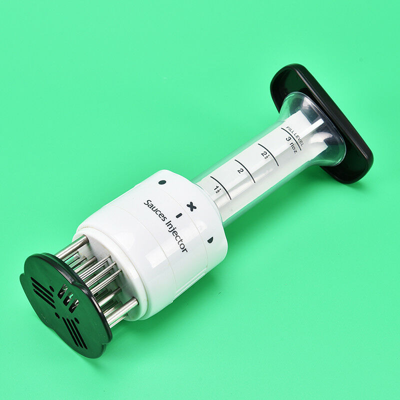 Stainless Steel Meat Tenderizer Needle and Meat Injector Marinade Flavor DSS TH