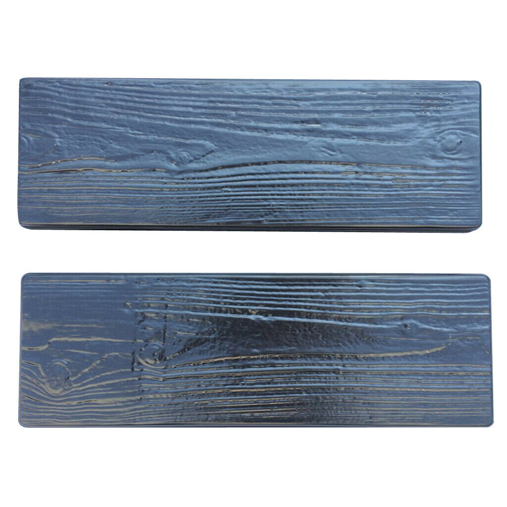 2pcs Old Wooden Boards Concrete Mould Garden Stepping Stone Path