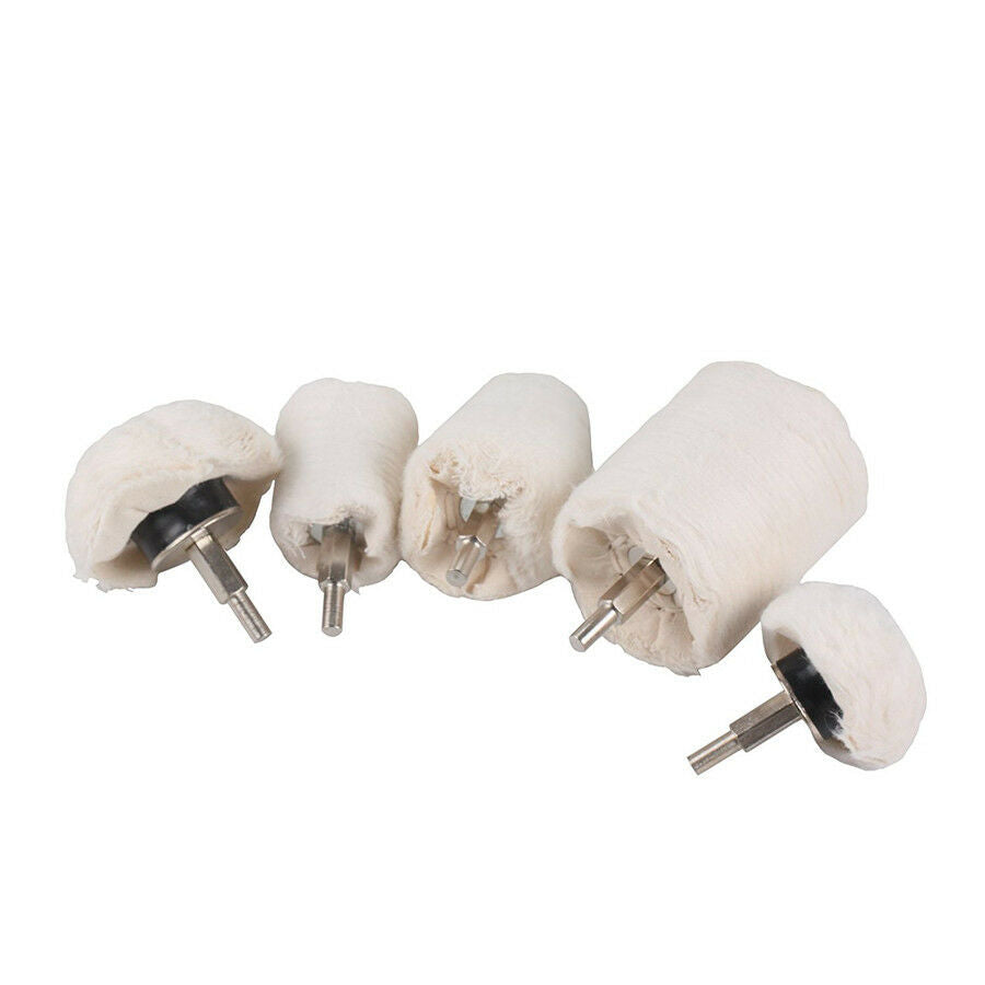 7x Metal Polishing Kit Buffing Pad Mop Wheel For Aluminum Stainless Steel Chrome