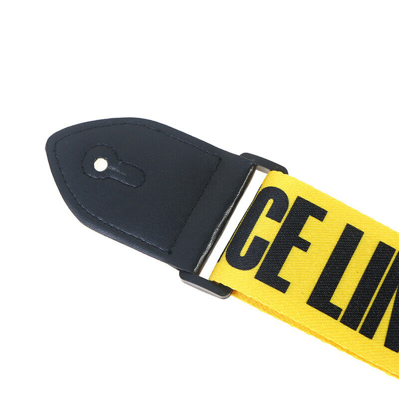 Adjustable Guitar Strap Yellow Electric Bass Strap Instrument Guitar AccessoBDA