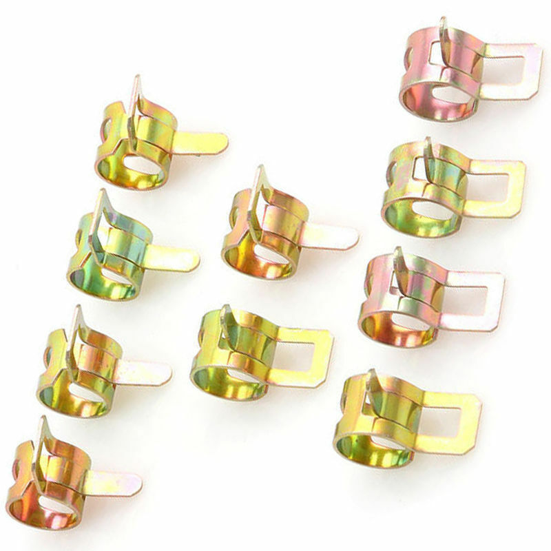 6/9/10/12/14 / 15mm Spring Clips Fuel Oil Water Hose Gas Clip Pipe Tube Clamp Fa