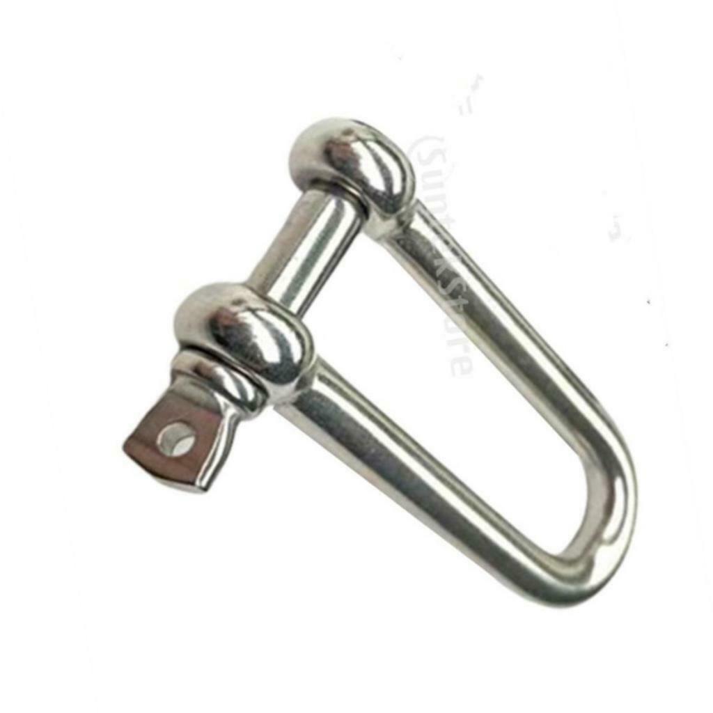 12mm D  Bow Shackle Screw Pin Pin Sleeve Sleeve Jeep Rig, 304 Stainless Steel