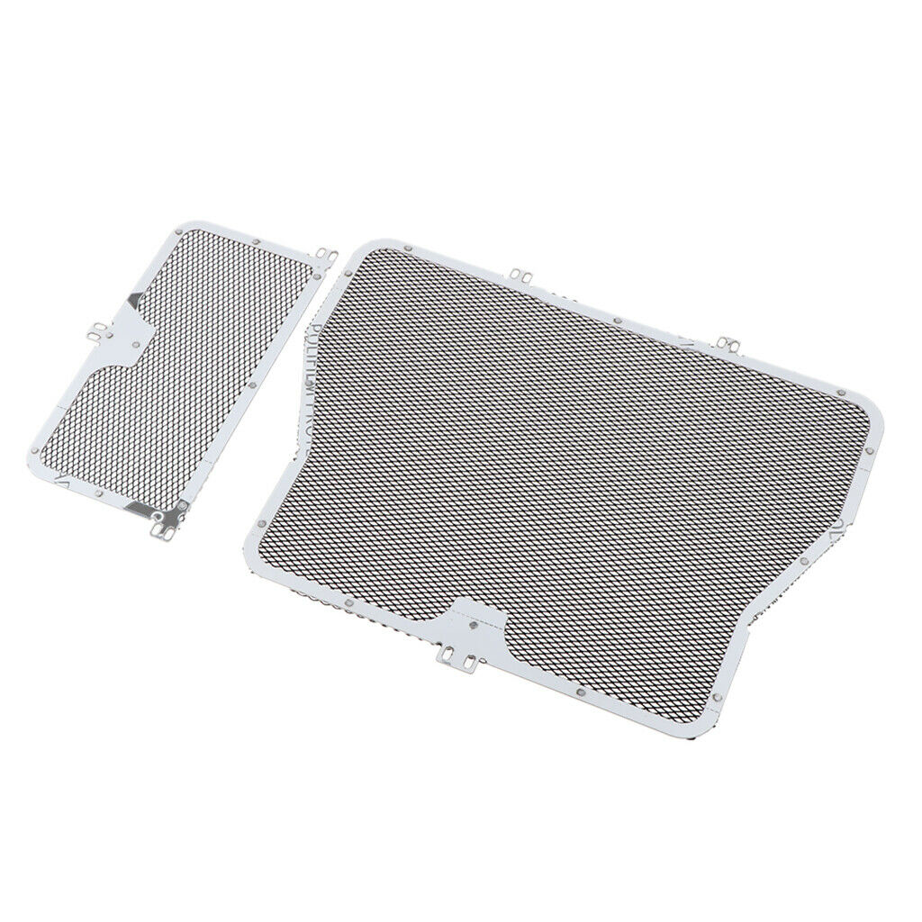 Oil Cooler Guard Cover Kit Universal for BMW HP4 S1000RR S1000R/RR/XR Black