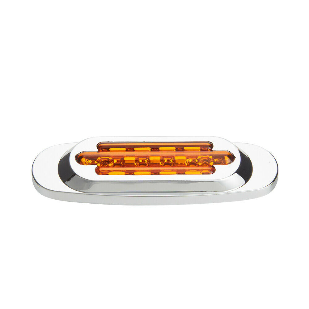 4pcs 16 LED Side Marker Lights for Freightliner Peterbilt Truck Cab Sleeper