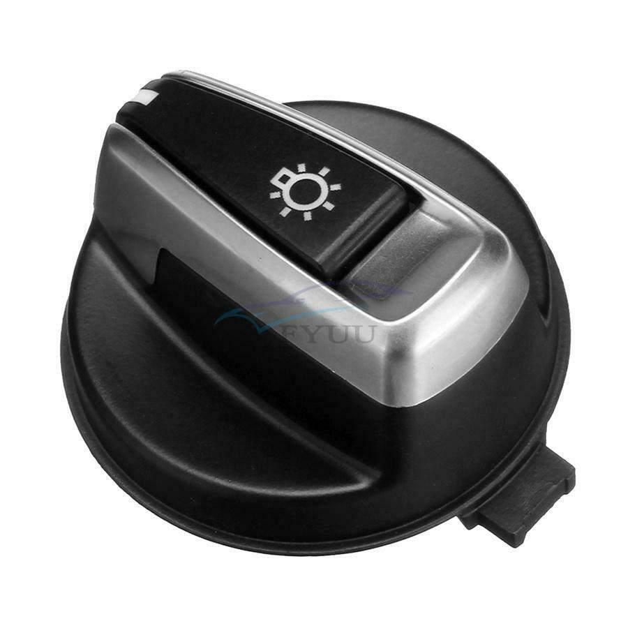 1 × Black Auto Headlight Switch Knob Fog Light Button For BMW 3 E90 E91 X1 E84