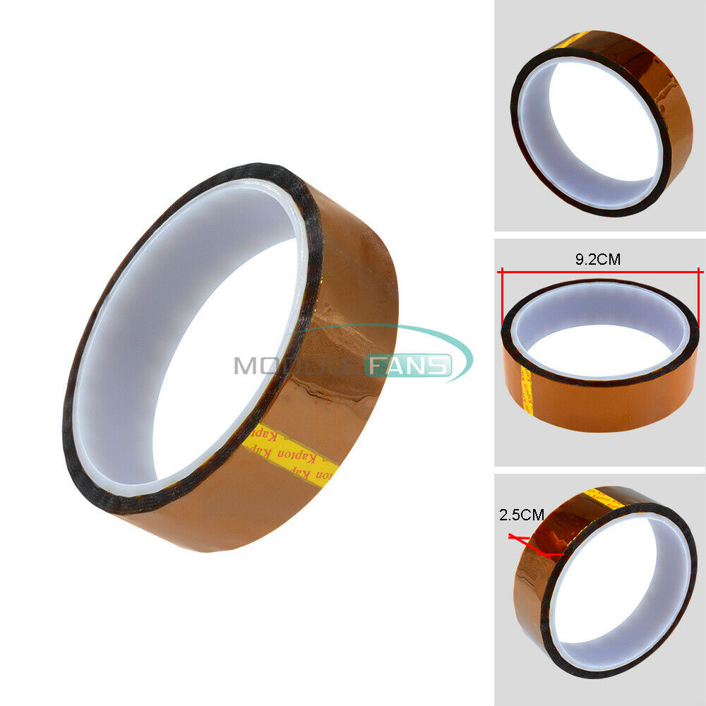 25MM*30M Tape Sticky High Temperature Heat Resistant Polyimide 25mm x 30M