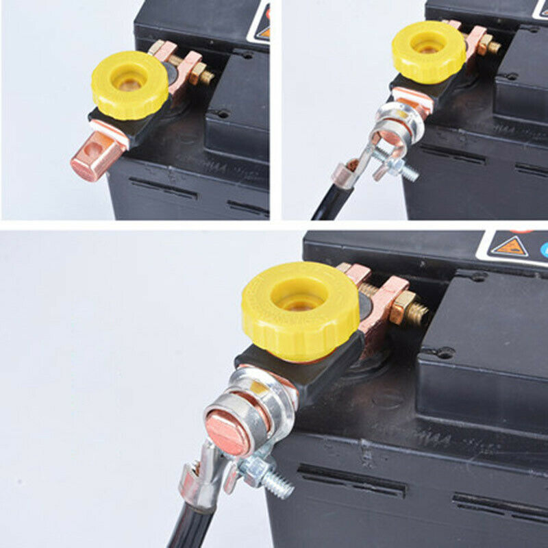 Universal Car Battery Terminal Quick Cut-off Disconnect Master Kill Shut Switch