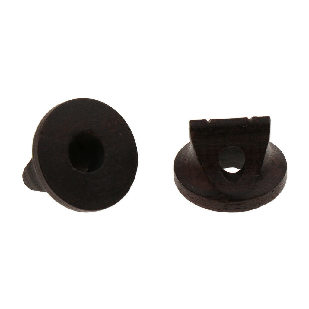 2x Ebony Erhu Bridge for String Instrument Parts