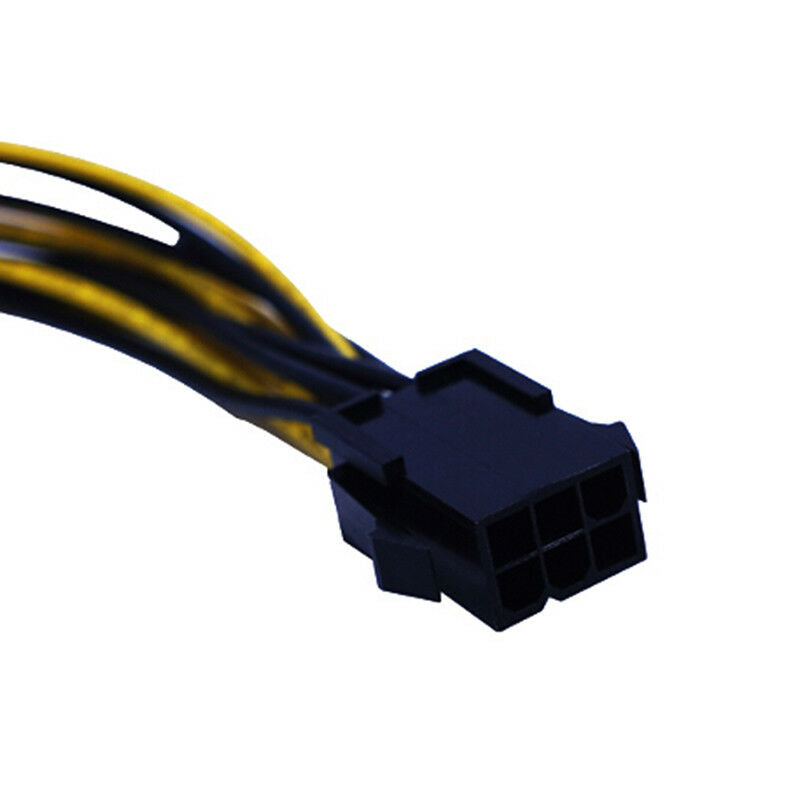 Video card 6pin to Double 8pin(6pin+2pin) connector cable extention cable.l8