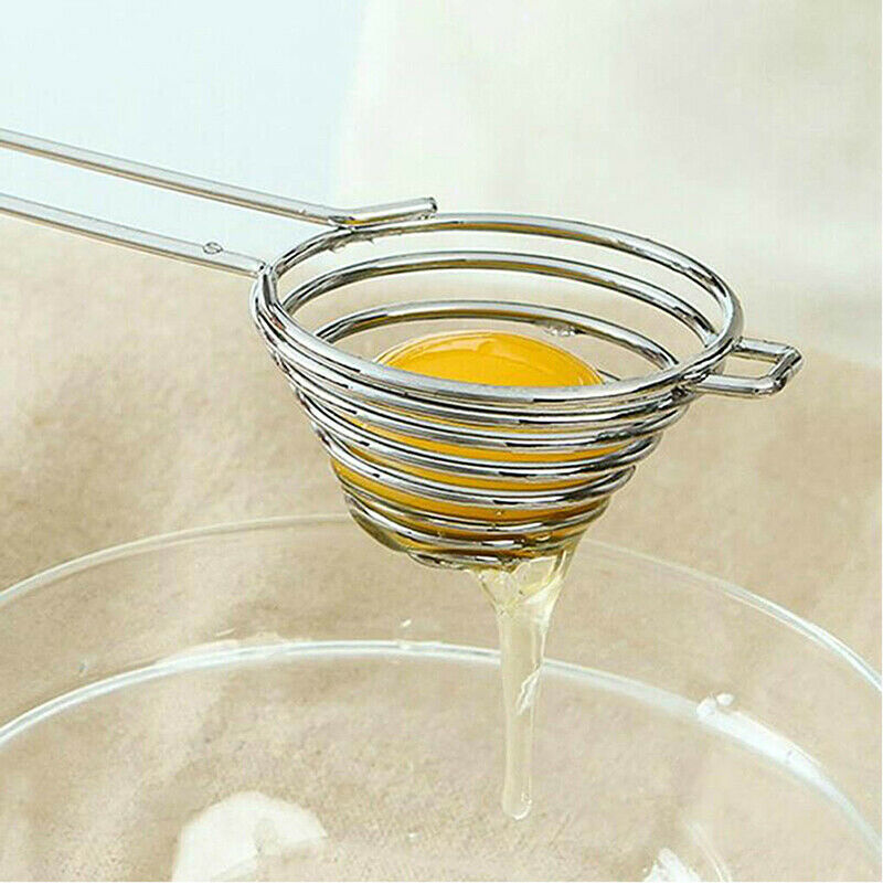 Egg White Separator Spiral Stainless Steel Egg White Separator Egg Yolk R.l8