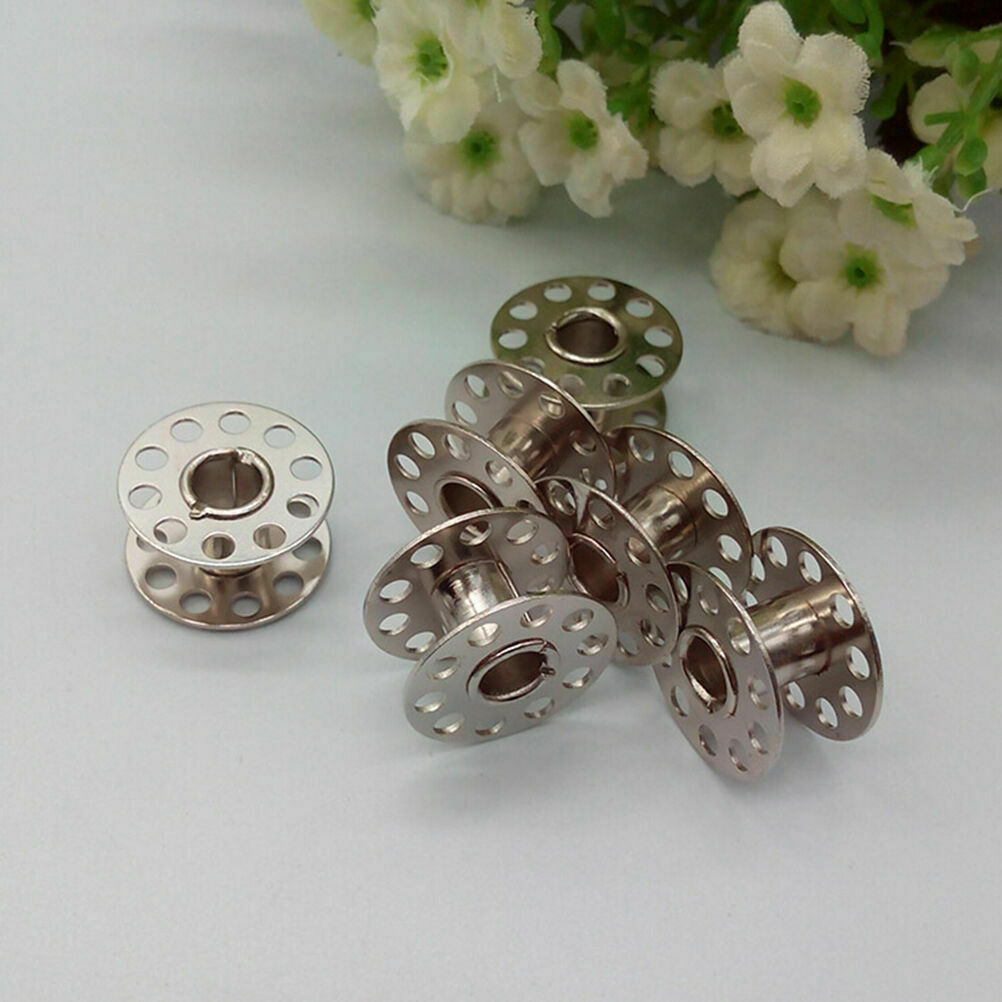 20pcs Sewing Machine Bobbins Stainless Metal For Kenmore Viking Singer