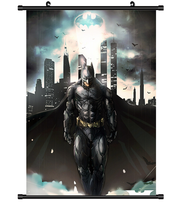 4402 Batman superhero manga anime Home Decor Poster Wall Scroll