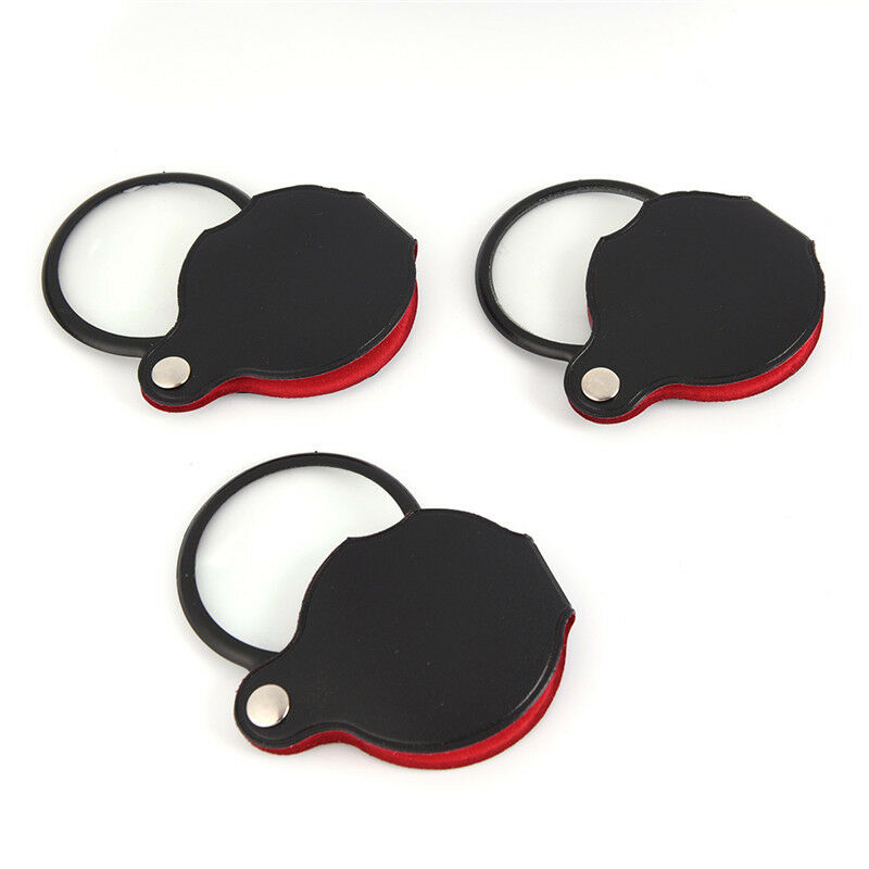 Folding 10X Mini Pocket Jewelry Magnifier Magnifying Eye Glass Loupe Lens .l8