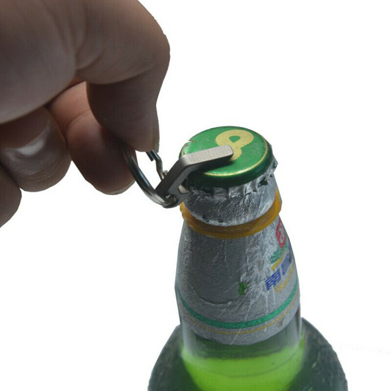 Mini Lightweight Bottle Beer Opener Keyring Pocket Tool Utility Gadget Ou.l8