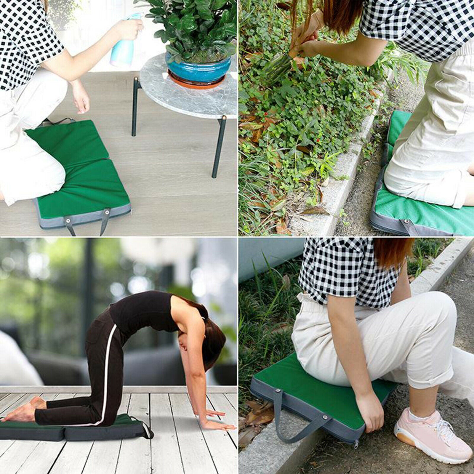 Lightweight Gardening Knee Pad, Folding Memory Foam Kneeling Mat,Thick Garden