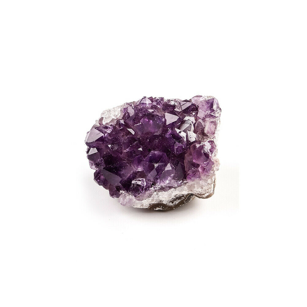 1x Natural Raw Amethyst Quartz Geode Druzy Crystal Cluster Healing Specimen