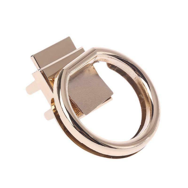 Round Shape Metal Clasp Turn Lock Twist Lock Hardware For DIY Handbag Bag Purse