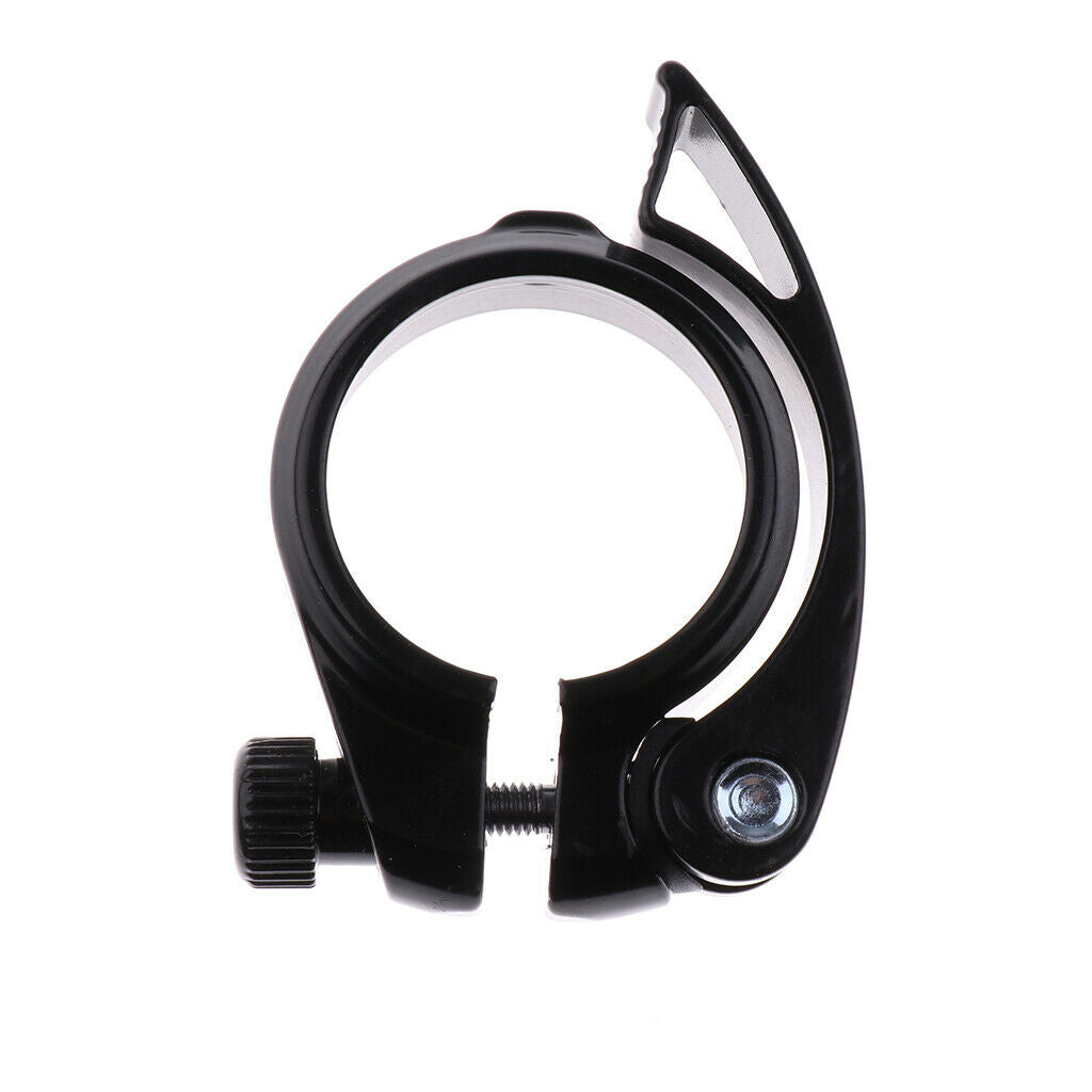 Bike Seatpost Clamp Quick Release  Components Aluminum Tube Clip 40mm