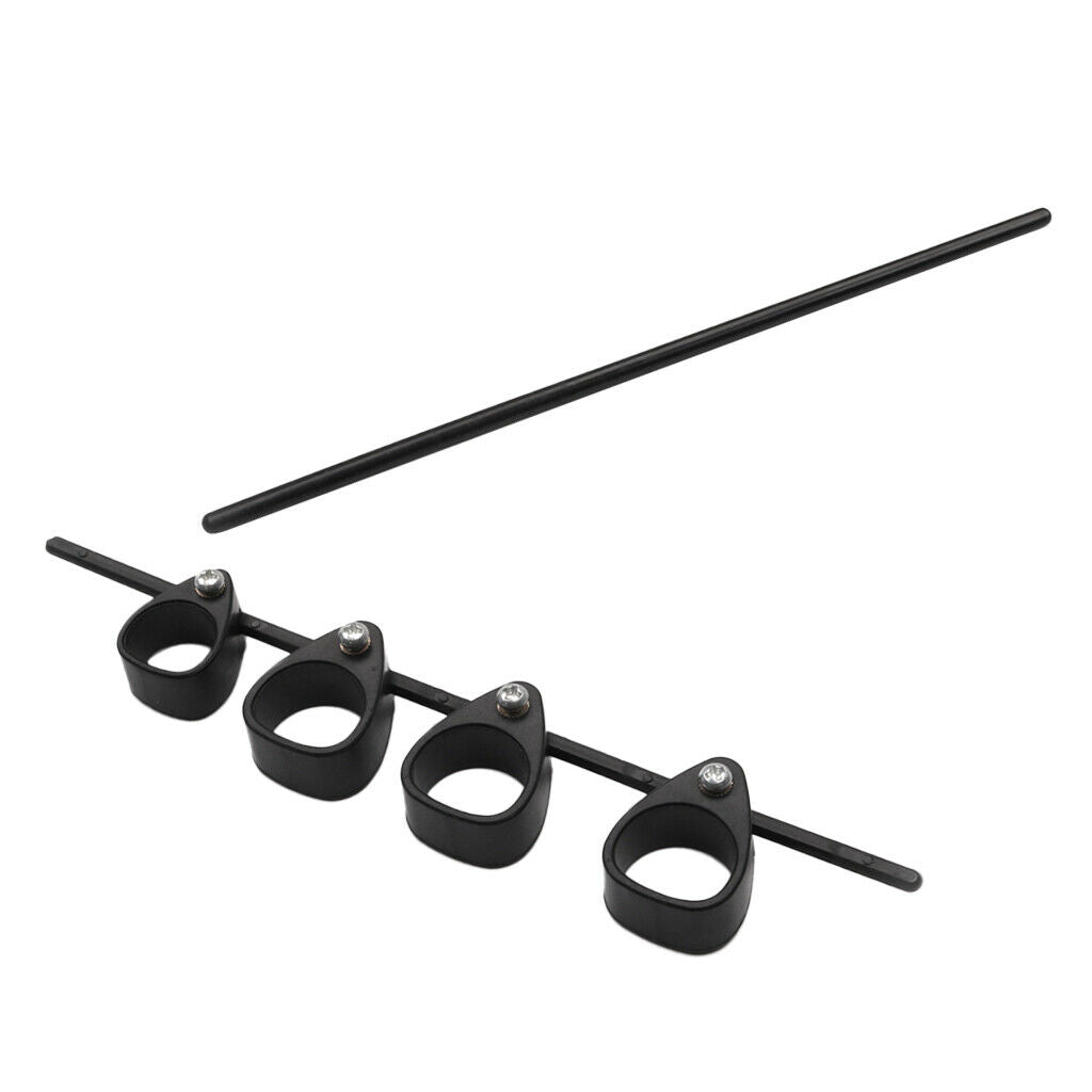 Plastic Finger Extensor Hand Trainer Black for Guitar Piano Player Training