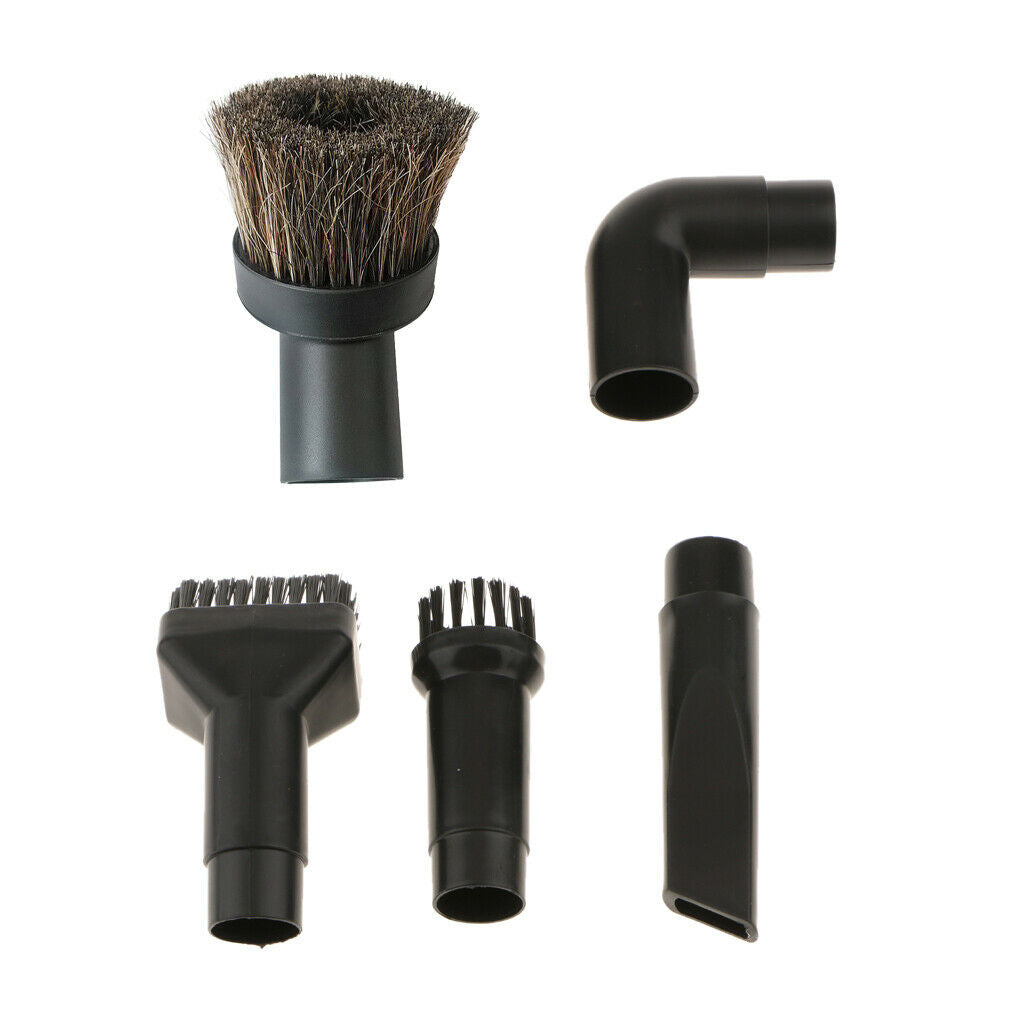 5-piece Mini Vacuum Cleaner Brushes Connector Nozzle Head Attachment 32mm