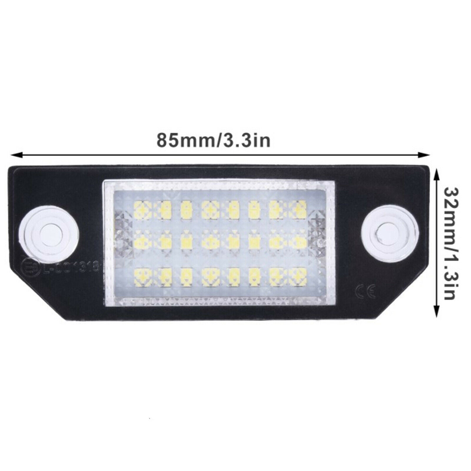 Direct Fit LED License Number Plate Light Lamps for Ford Focus C-Max MK2