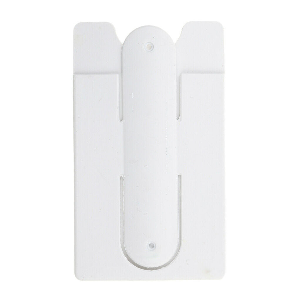 10 Pieces Silicone Cell Phone Back Adhesive & Credit Card Pouch Holder Stand
