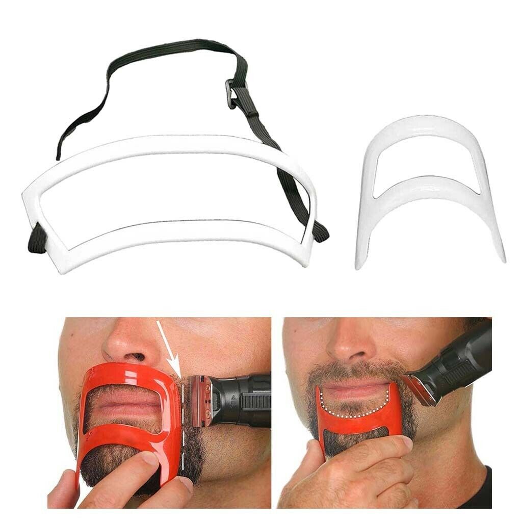 Men Neckline Hairline Shaving Template Guide Shaping Ruler Set Styling Tool
