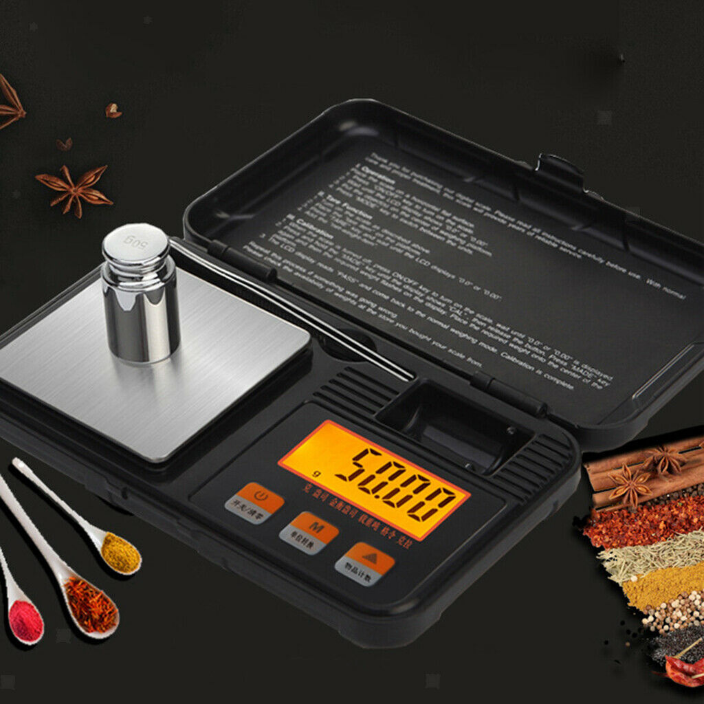 1 Set Jewelry Scale Gram Scale  Balance Kitchen Scale 0.01g