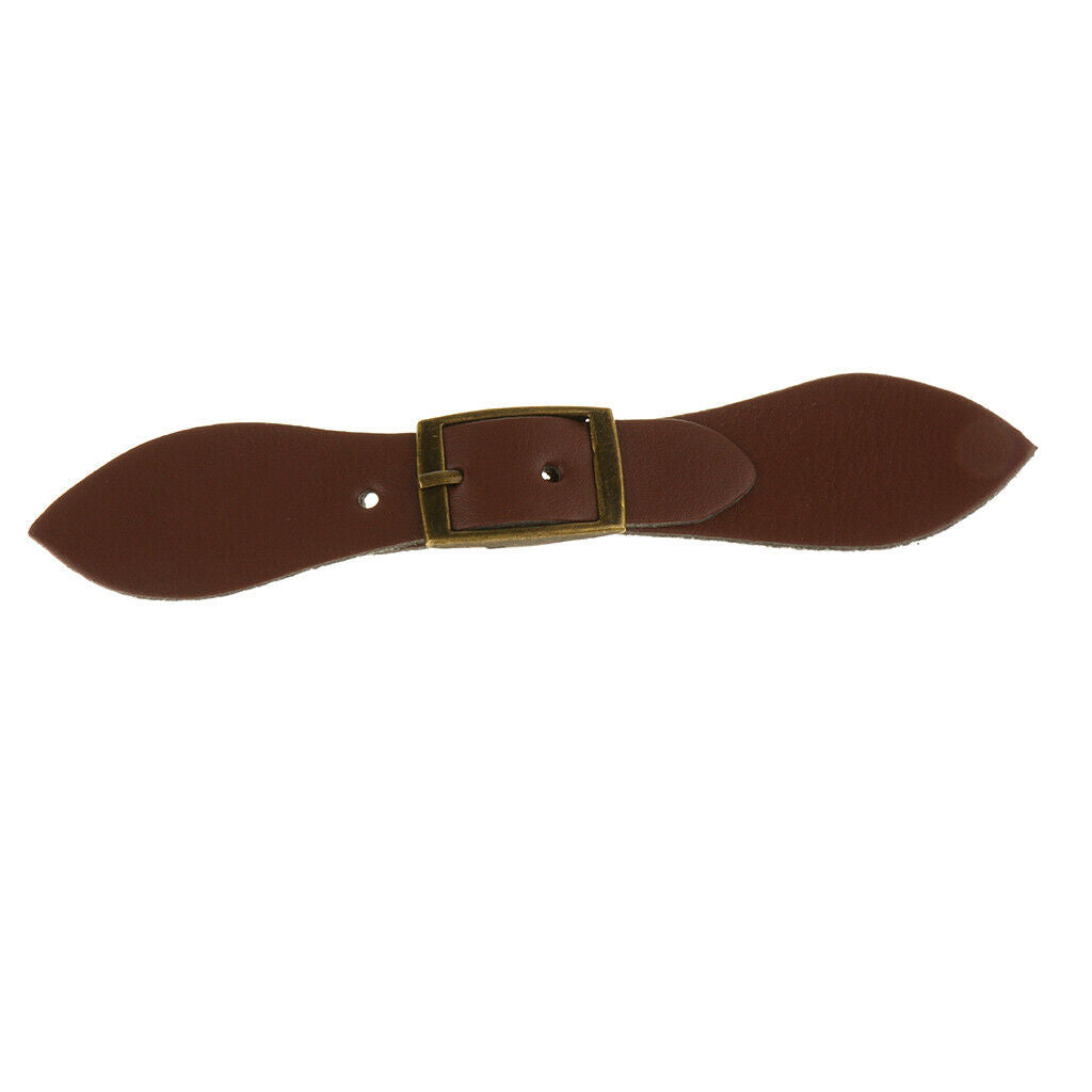 Brown Leather Alloy Snap Sewing Toggle Button DIY Bag Coats Fastener for Women